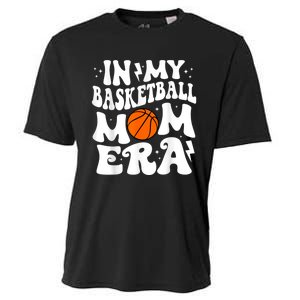 In My Basketball Mom Era Cute Groovy Basketball Cooling Performance Crew T-Shirt