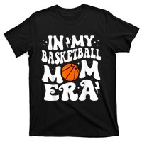 In My Basketball Mom Era Cute Groovy Basketball T-Shirt