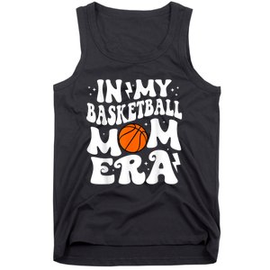 In My Basketball Mom Era Cute Groovy Basketball Tank Top