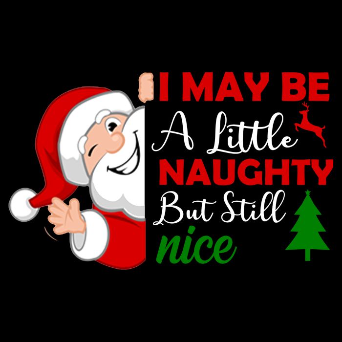 I May Be A Little Naughty But Still Nice 16 in Basic Backpack