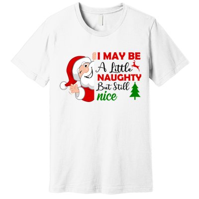 I May Be A Little Naughty But Still Nice Premium T-Shirt