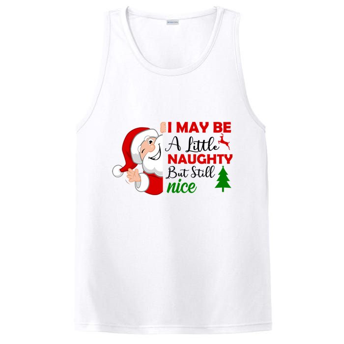 I May Be A Little Naughty But Still Nice PosiCharge Competitor Tank