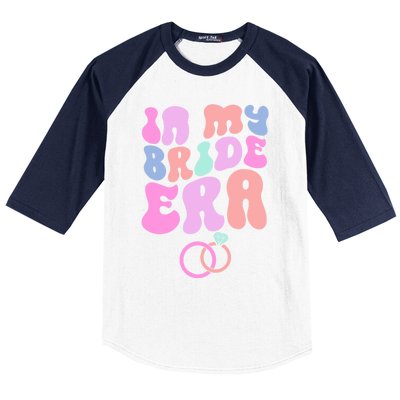 In My Bride Era Bachelorette Engaget Party Wedding Day Cool Gift Baseball Sleeve Shirt