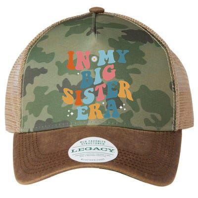 In My Big Sis Era Groovy Legacy Tie Dye Trucker Hat
