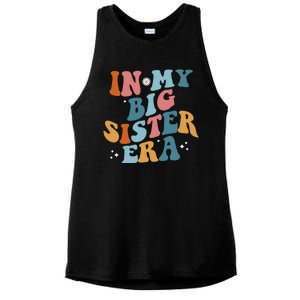 In My Big Sis Era Groovy Ladies PosiCharge Tri-Blend Wicking Tank