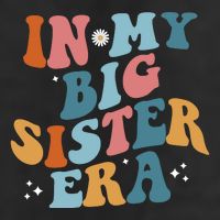 In My Big Sis Era Groovy 7 Panel Mesh Trucker Snapback Hat