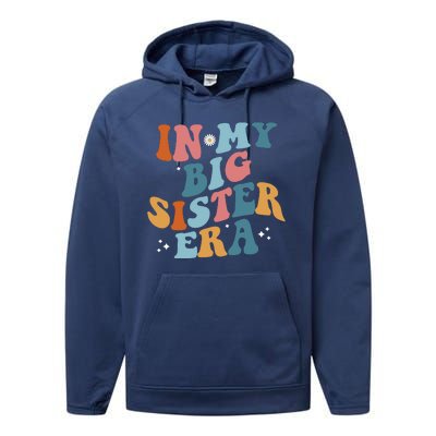 In My Big Sis Era Groovy Performance Fleece Hoodie