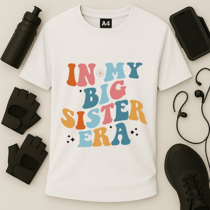 In My Big Sis Era Groovy Cooling Performance Crew T-Shirt