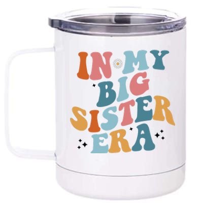 In My Big Sis Era Groovy 12 oz Stainless Steel Tumbler Cup