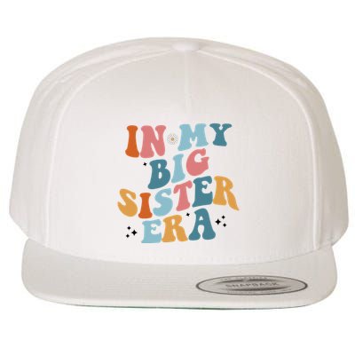 In My Big Sis Era Groovy Wool Snapback Cap