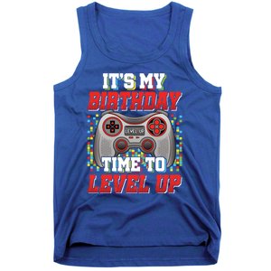 ItS My Birthday Time To Level Up Video Game Birthday Gift Tank Top