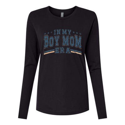 In My Boy Mom Era Boy Mama Era Womens Cotton Relaxed Long Sleeve T-Shirt