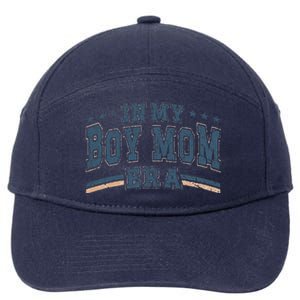 In My Boy Mom Era Boy Mama Era 7-Panel Snapback Hat