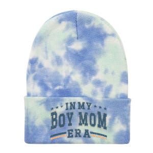 In My Boy Mom Era Boy Mama Era Tie Dye 12in Knit Beanie