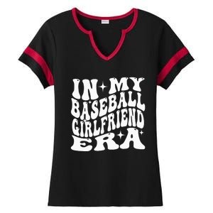 In My Baseball Girlfriend Era Ladies Halftime Notch Neck Tee