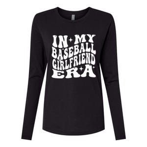 In My Baseball Girlfriend Era Womens Cotton Relaxed Long Sleeve T-Shirt