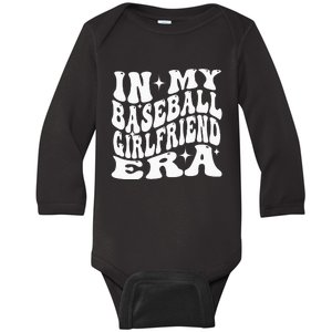 In My Baseball Girlfriend Era Baby Long Sleeve Bodysuit