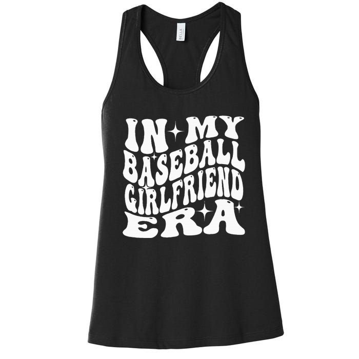 In My Baseball Girlfriend Era Women's Racerback Tank