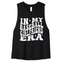 In My Baseball Girlfriend Era Women's Racerback Cropped Tank