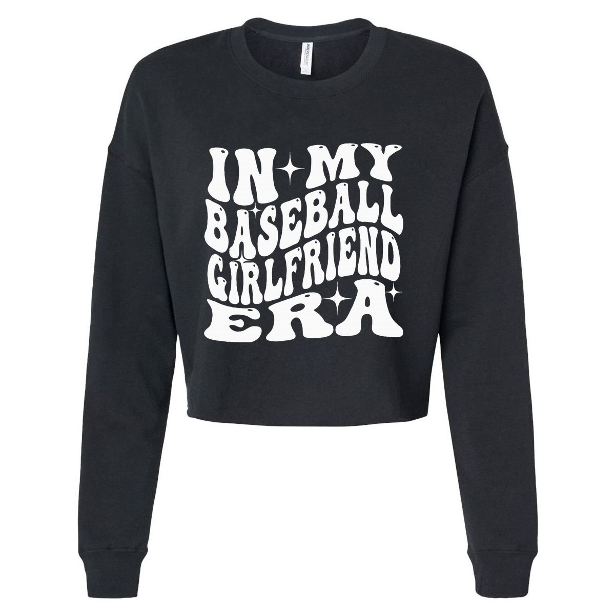 In My Baseball Girlfriend Era Cropped Pullover Crew