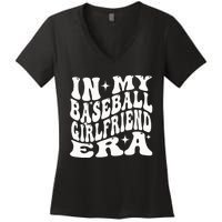 In My Baseball Girlfriend Era Women's V-Neck T-Shirt