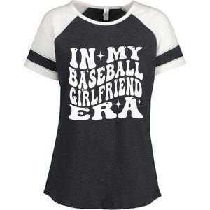 In My Baseball Girlfriend Era Enza Ladies Jersey Colorblock Tee