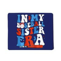 In My Baseball Sister Era Groovy Baseball Sister 2 Sided Mousepad