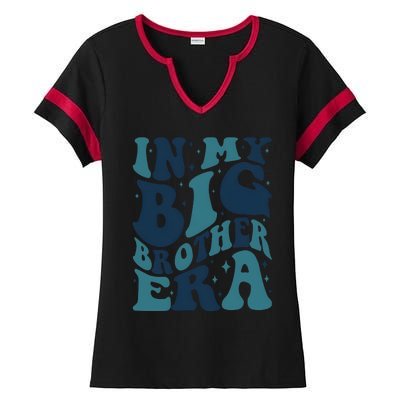 In My Big Brother Era Family Brother Ladies Halftime Notch Neck Tee