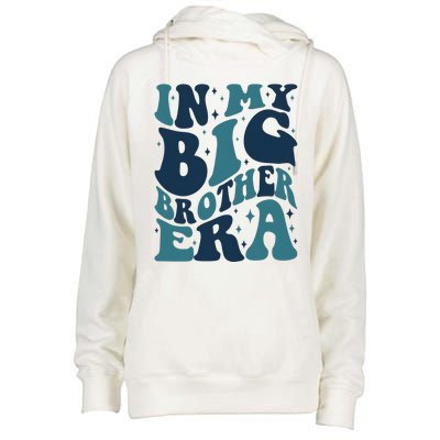 In My Big Brother Era Family Brother Womens Funnel Neck Pullover Hood