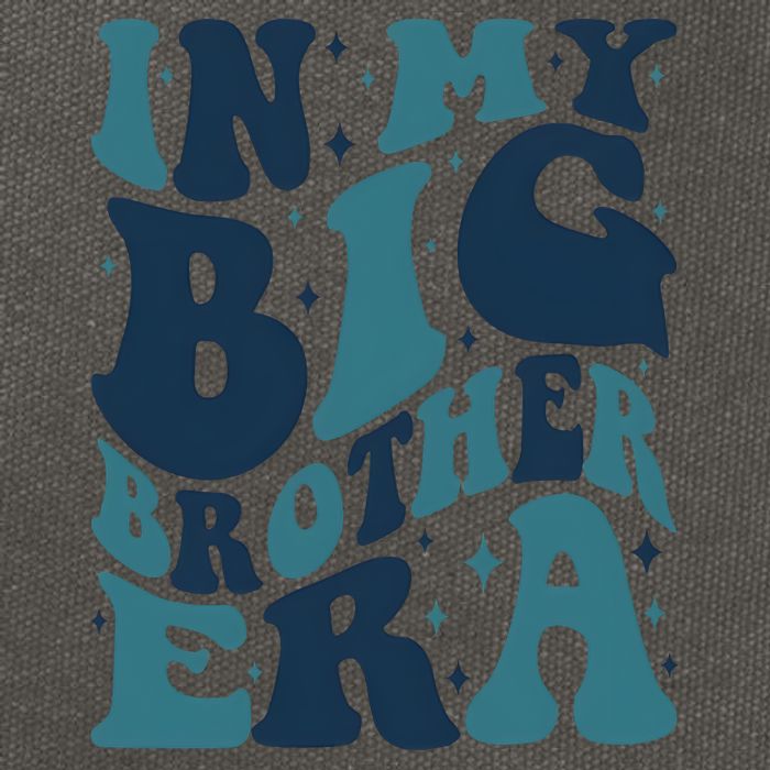 In My Big Brother Era Family Brother Cotton Canvas Backpack