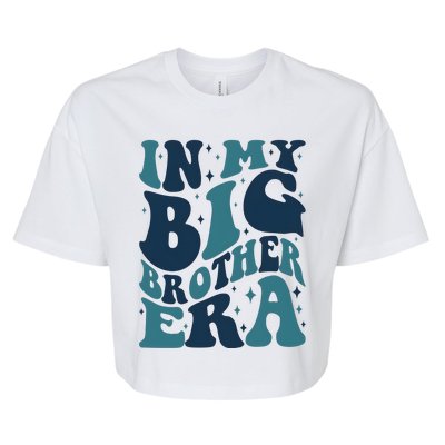 In My Big Brother Era Family Brother Bella+Canvas Jersey Crop Tee