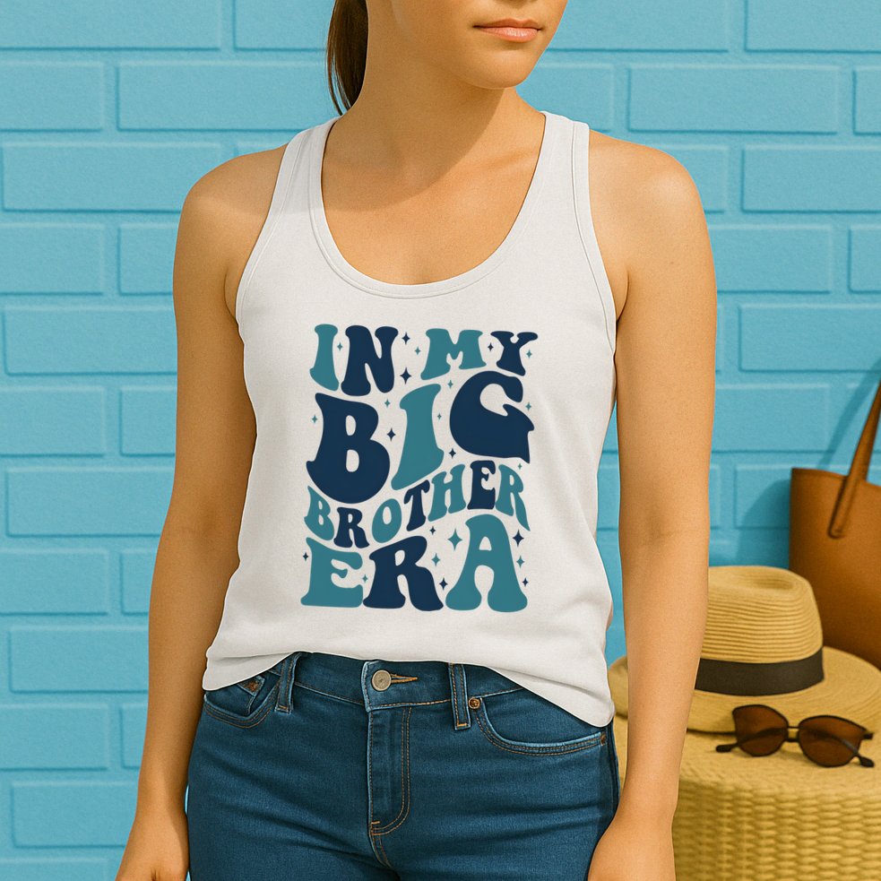 In My Big Brother Era Family Brother Womens Tank Top