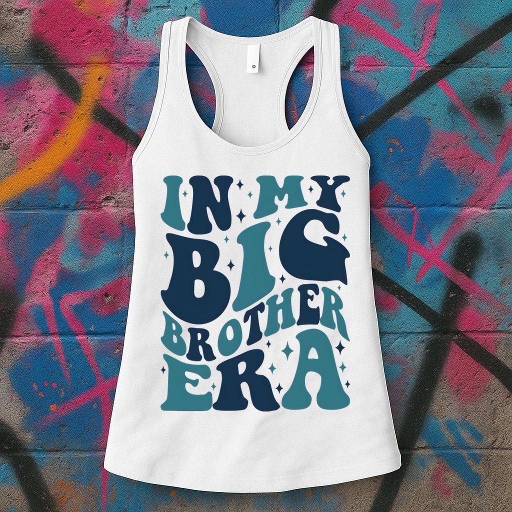 In My Big Brother Era Family Brother Womens Tank Top