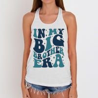 In My Big Brother Era Family Brother Women's Knotted Racerback Tank