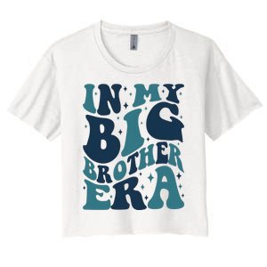 In My Big Brother Era Family Brother Women's Crop Top Tee