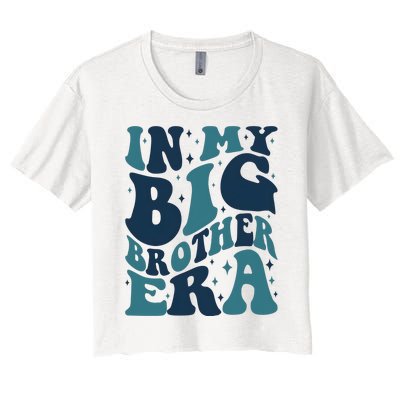 In My Big Brother Era Family Brother Women's Crop Top Tee