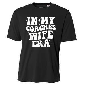 In My Coaches Wife Era Football Basketball Wife Husband Cooling Performance Crew T-Shirt