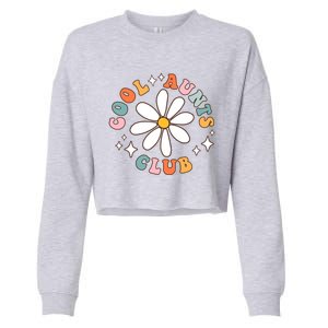 In My Cool Aunt Era Mothers Day Funny Gift For Auntie Gift Cropped Pullover Crew