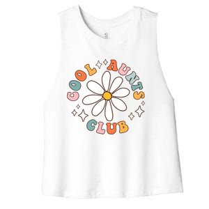 In My Cool Aunt Era Mothers Day Funny Gift For Auntie Gift Women's Racerback Cropped Tank