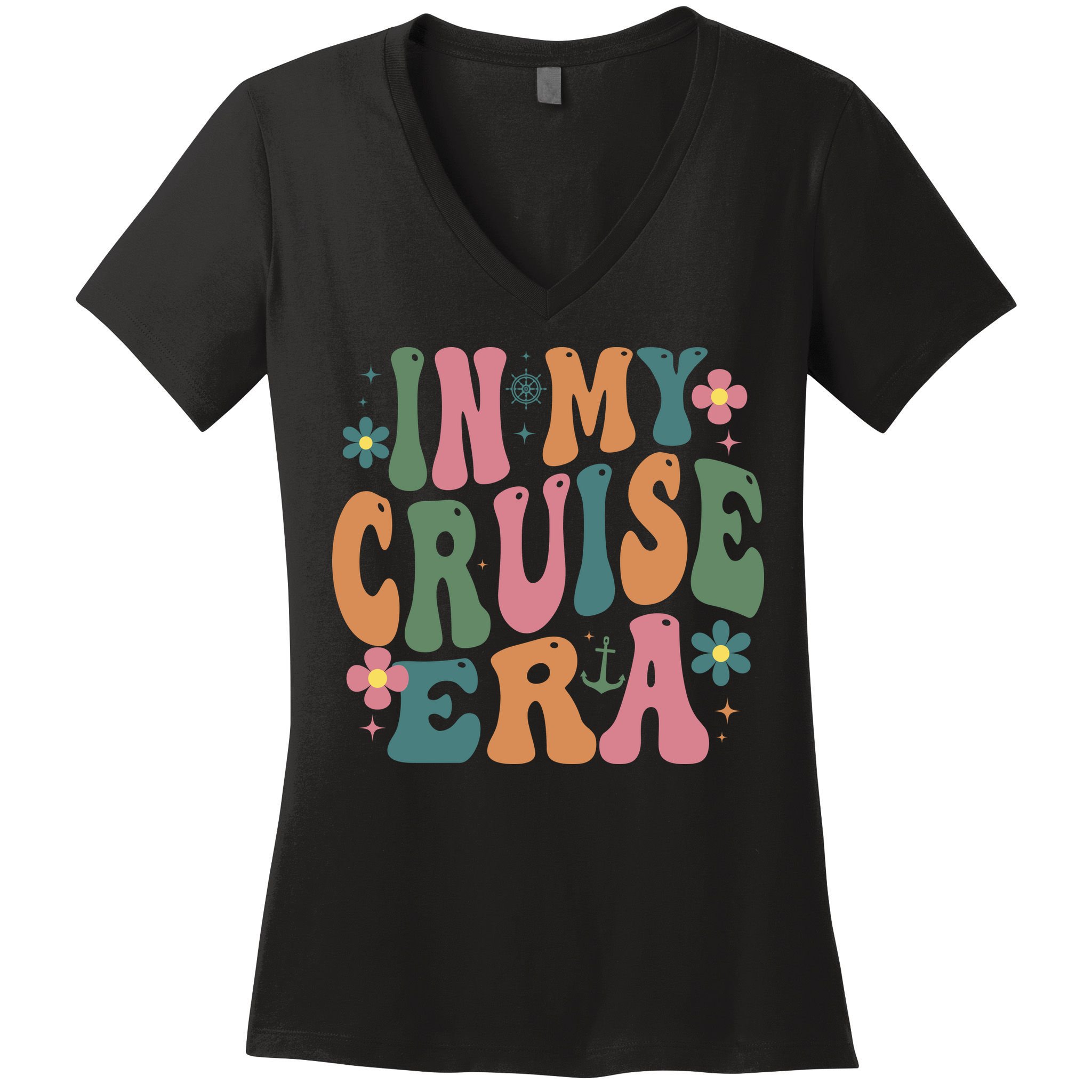 In My Cruise Era Cruising Lover Women's V-Neck T-Shirt
