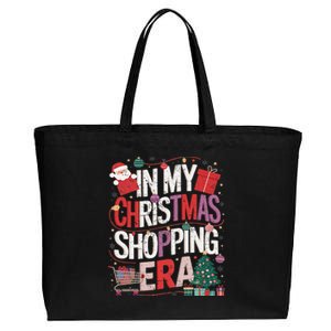 In My Christmas Shopping Era Cute Xmas Merry Christmas Women Cotton Canvas Jumbo Tote