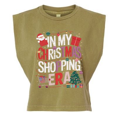 In My Christmas Shopping Era Cute Xmas Merry Christmas Women Garment-Dyed Women's Muscle Tee