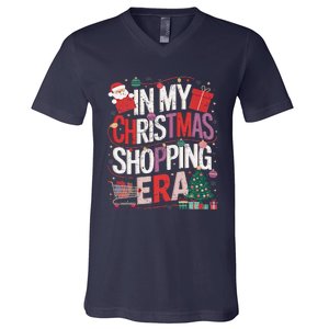 In My Christmas Shopping Era Cute Xmas Merry Christmas Women V-Neck T-Shirt