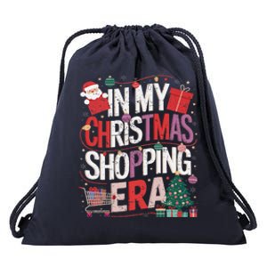 In My Christmas Shopping Era Cute Xmas Merry Christmas Women Drawstring Bag