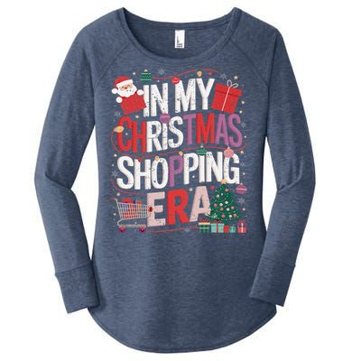 In My Christmas Shopping Era Cute Xmas Merry Christmas Women Women's Perfect Tri Tunic Long Sleeve Shirt