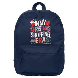 In My Christmas Shopping Era Cute Xmas Merry Christmas Women 16 in Basic Backpack