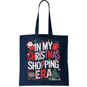 In My Christmas Shopping Era Cute Xmas Merry Christmas Women Tote Bag