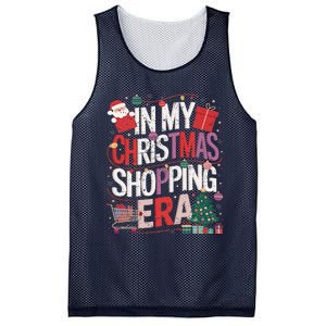 In My Christmas Shopping Era Cute Xmas Merry Christmas Women Mesh Reversible Basketball Jersey Tank