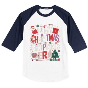 In My Christmas Shopping Era Cute Xmas Merry Christmas Women Baseball Sleeve Shirt