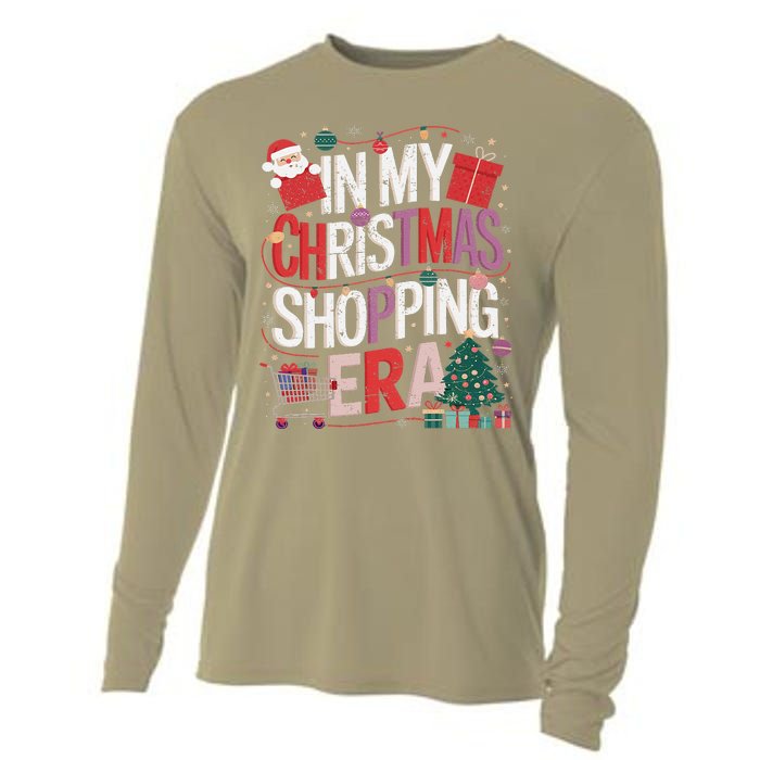 In My Christmas Shopping Era Cute Xmas Merry Christmas Women Cooling Performance Long Sleeve Crew